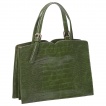 Sac à main vert style peau de reptile - Banned
