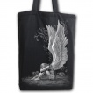 Sac shopping en toile à ange captif sur pentagramme