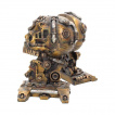 Serre-livres crane steampunk