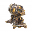 Serre-livres crane steampunk