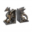 Serre-livres à dragon steampunk