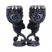 Set de 2 verres  pied chat noir Hex of the Heart - Amy Brown