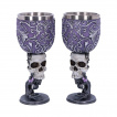 Set de 2 verres  pied cranes Deaths Desire - Nemesis Now