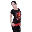 T-shirt dbardeur (2en1) femme  main rock lumineuse 