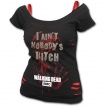 T-shirt dbardeur (2en1) femme Walking Dead 
