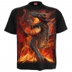 T-shirt enfant à Dragon débordant de lave
