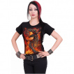 T-shirt femme  Dragon dbordant de lave