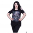 T-shirt femme paules nues ROCOCO SKULL