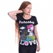 T-shirt femme FORBIDDEN LOVE T - Cupcake Cult