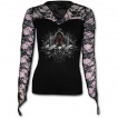 T-shirt femme gothique  dentelle 