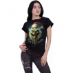 T-shirt femme gothique  grincheux grimaant de Noel