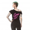 T-shirt femme HAHA OFF SHOULDER T - Cupcake Cult