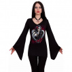 T-Shirt femme  manches amples longues  Catrina mexicaine et serpent