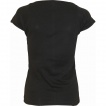 T-shirt femme noir avec guitare 