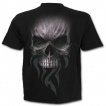 T-shirt gothique homme avec effroyable tte de mort