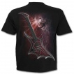 T-shirt gothique homme avec squelette chanteur punk