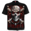 T-shirt gothique homme  crane masqu LOCKDOWN 2020