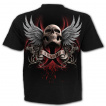 T-shirt gothique homme  crane masqu LOCKDOWN 2020