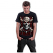 T-shirt gothique homme  crane masqu LOCKDOWN 2020