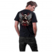 T-shirt gothique homme  crane masqu LOCKDOWN 2020