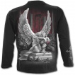 T-shirt gothique homme  manches longues avec ange pleurant son amour defunt