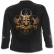 T-shirt gothique homme à manches longues avec chef guerrier celte et son armée des ténèbres