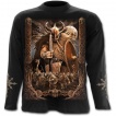 T-shirt gothique homme à manches longues avec chef guerrier celte et son armée des ténèbres