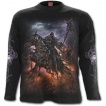 T-shirt gothique homme manches longues avec chevaliers de l'apocalypse