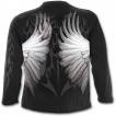 T-shirt gothique homme  manches longues avec femme ange en corset noir