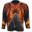 T-shirt gothique homme à manches longues avec