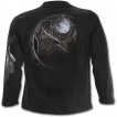 T-shirt gothique homme à manches longues avec loup et attrape-rêves amérindien