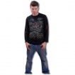 T-shirt gothique homme  manches longues avec mains de zombies tueurs