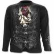 T-shirt gothique homme à manches longues à costume de vampire imprimé