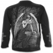 T-shirt gothique homme  manches longues  femme en prire et ange