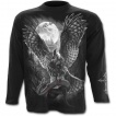 T-shirt gothique homme  manches longues  hibou rodeur chassant un serpent