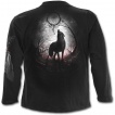 T-shirt gothique homme  manches longues  meute de loup et attrape rve