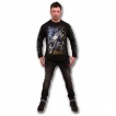 T-shirt gothique homme  manches longues  moto dvoreuse d'mes et biker