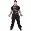 T-shirt gothique homme noir avec la Mort tenant une torche