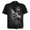 T-shirt gothique homme rveil du vampire avec cerceuil
