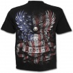 T-shirt homme avec aigle aux couleurs du drapeau des USA