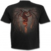 T-shirt homme avec dragon flamboyant