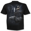 T-shirt homme avec guerrier cybernetique masqué et gargouille