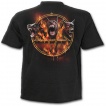 T-shirt homme avec guerrier squelette et chiens de guerre