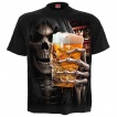T-shirt homme avec La Mort tenant une bière