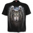 T-shirt homme avec loup  ailes d'anges