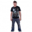 T-shirt homme avec sorcire et livre des mes