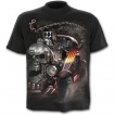 T-shirt homme avec squelette et voiture dmoniaque