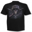 T-shirt homme avec squelette militaire