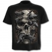 T-shirt homme avec tte de mort et rats
