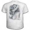 T-shirt homme blanc avec la Mort en prire